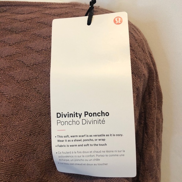 Lululemon Divinity Poncho Shawl Wrap NWT OS - Picture 11 of 16